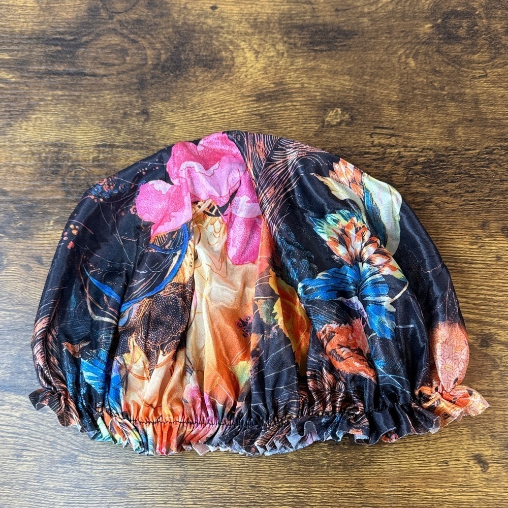 Floral Multicolor Shower Cap